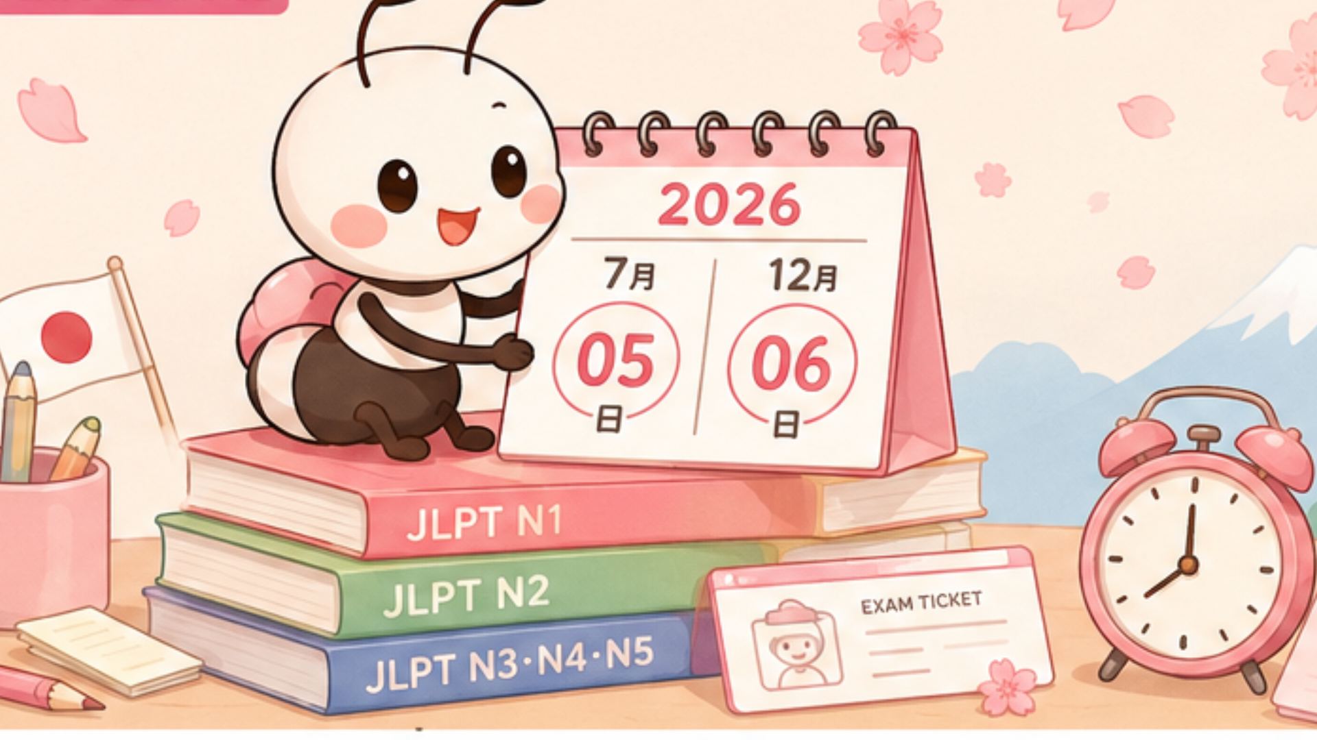 Lịch Thi JLPT 2026: Ngày Thi, Lệ Phí, Đăng Ký & Điểm Đỗ