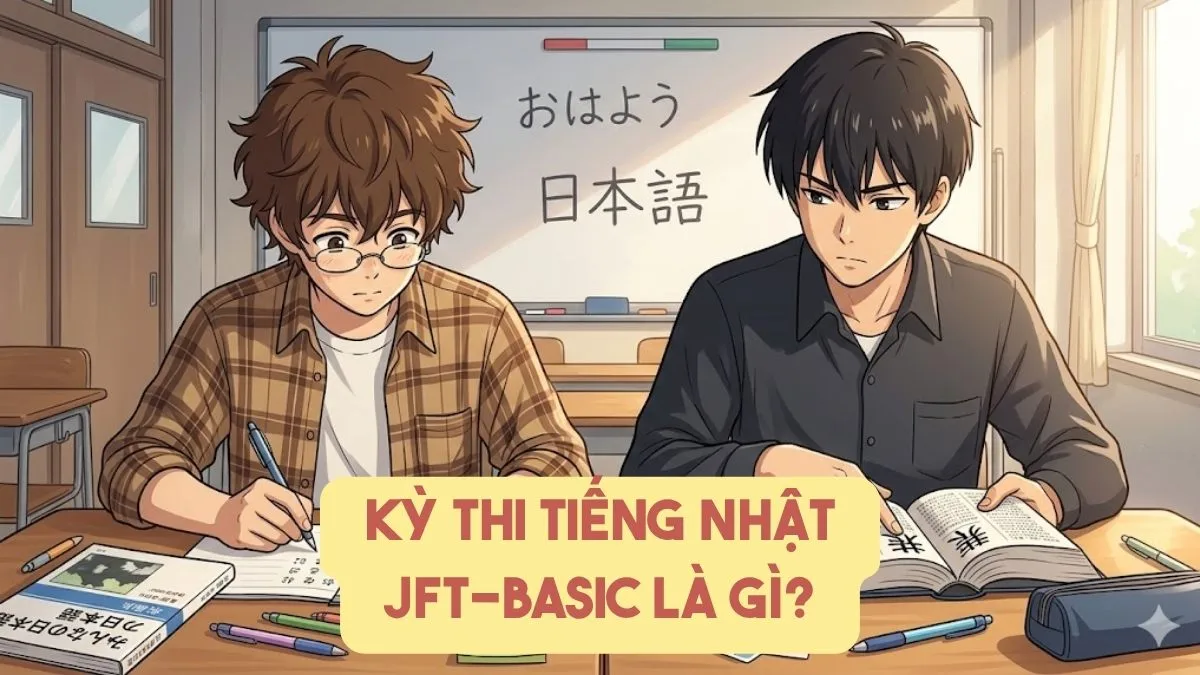 Ảnh minh họa cho bài viết: Đề thi JFT-Basic gồm những gì? Cấu trúc, dạng câu hỏi và cách ôn hiệu quả